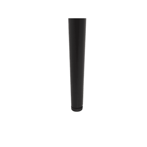 Mesa de jantar extensível MALDON Preto 160200 cm 90 cm