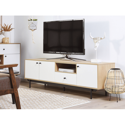 Móvel de TV ITACA CastanhoBranco