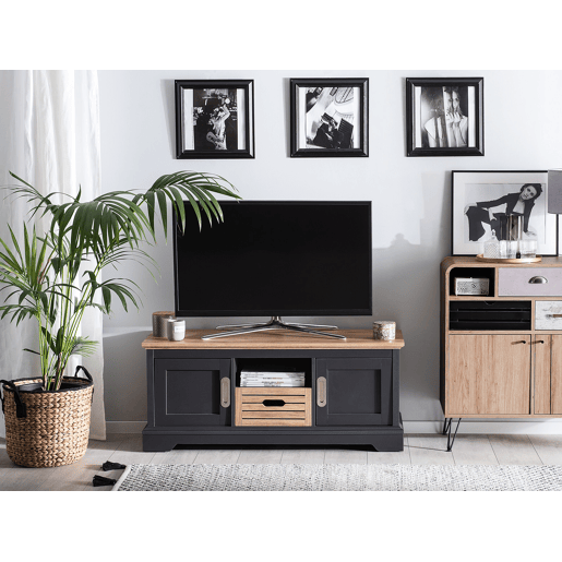 Móvel de TV GARET Cinzento escuro