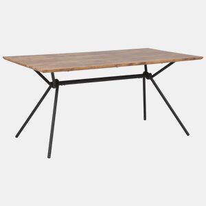 Mesa de jantar AMSTERDAM Castanho escuro 160 cm 90 cm