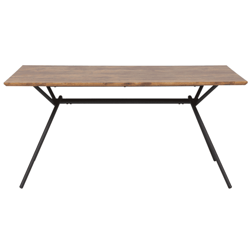 Mesa de jantar AMSTERDAM Castanho escuro 160 cm 90 cm