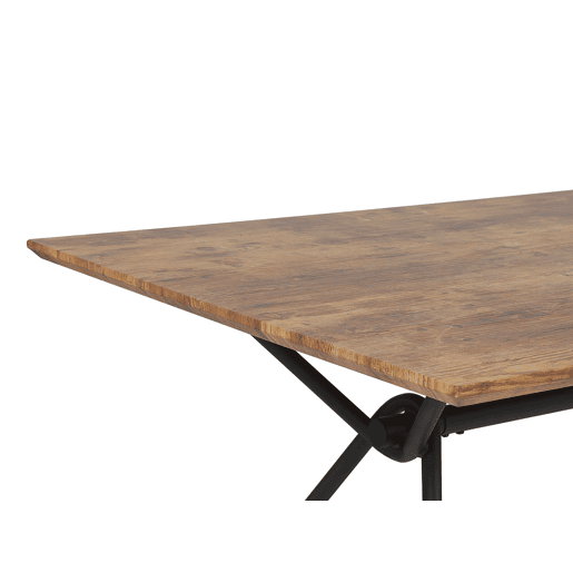 Mesa de jantar AMSTERDAM Castanho escuro 160 cm 90 cm