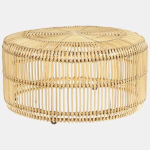 Mesa de centro LIMNI Rattan Castanho claro
