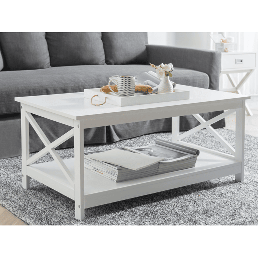 Mesa de centro FOSTER Branco Mesa de centro FOSTER Branco
