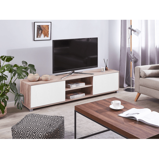 Móvel de TV LINCOLN CastanhoBranco