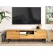 Beliani Mueble TV CLAREMONT Beliani Mueble TV CLAREMONT Marrón