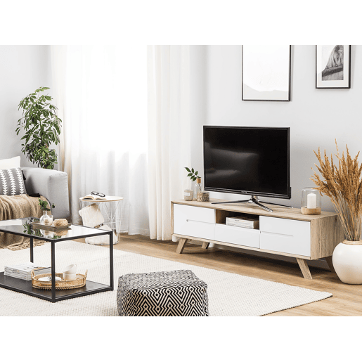 Móvel de TV FORESTER CastanhoBranco