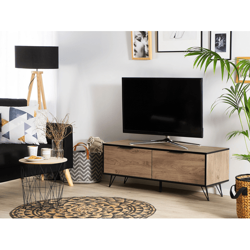 Móvel de TV HALSTON CastanhoPreto