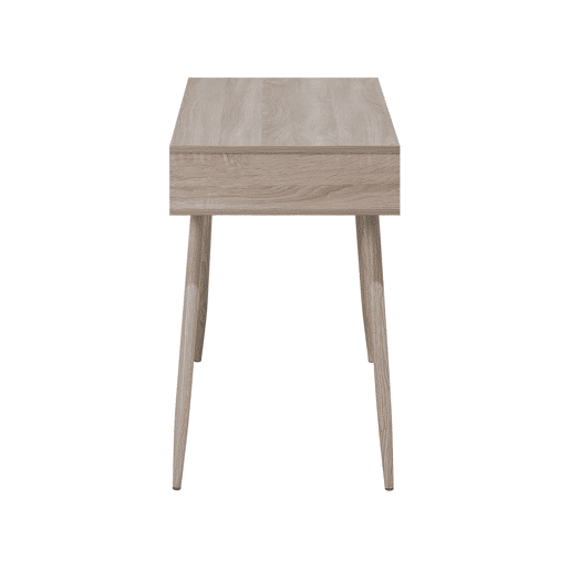 Secretária DEORA Castanho claro 100 cm 48 cm com arrumação