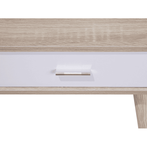 Secretária DEORA Castanho claro 100 cm 48 cm com arrumação