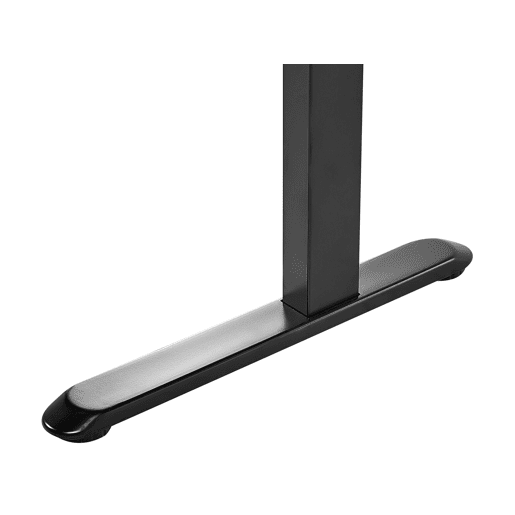 Secretária de pé ajustável eletricamente KENLY Preto 120 cm 60 cm com entrada USB