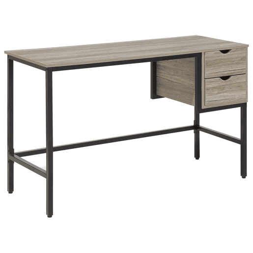 Secretária GRANT Castanho claro 120 cm 48 cm com arrumação