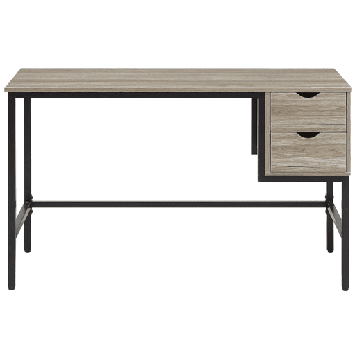 Secretária GRANT Castanho claro 120 cm 48 cm com arrumação