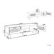 Beliani Mueble TV PARTON 140 Beliani Mueble TV PARTON 140 Blanco/ Beige