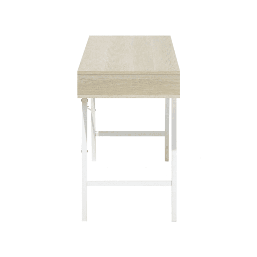 Secretária CLARITA Castanho claro 120 cm 48 cm com arrumação