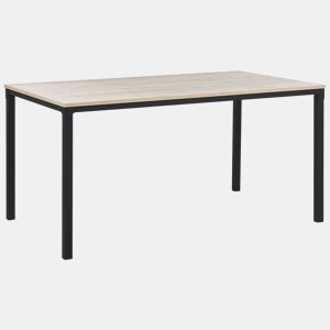 Mesa de jantar HOCKLEY Castanho claro 150 cm 90 cm