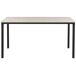 Beliani Mesa de comedor HOCKLEY 90x150 Beliani Mesa de comedor HOCKLEY 90x150 Marron