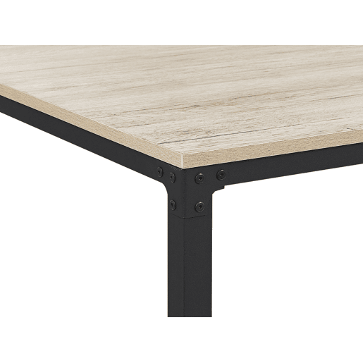 Mesa de jantar HOCKLEY Castanho claro 150 cm 90 cm