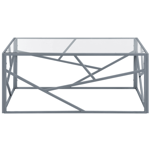Mesa de centro ORLAND Vidro Prateado Mesa de centro ORLAND Vidro Prateado