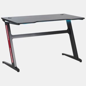 Secretária de jogos DARFUR Preto 120 cm 60 cm LED RGB