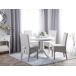 Beliani Mesa de comedor AKRON Beliani Mesa de comedor AKRON Blanco