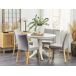 Beliani Mesa de comedor AKRON Beliani Mesa de comedor AKRON Blanco
