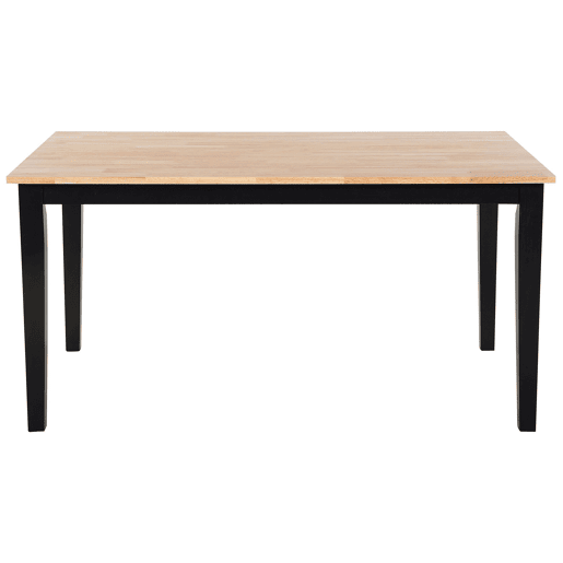 Mesa de jantar GEORGIA Preto 150 cm 90 cm Madeira