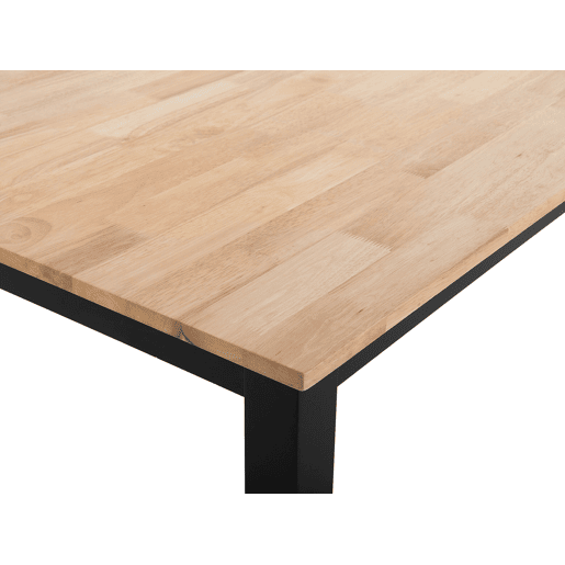 Mesa de jantar GEORGIA Preto 150 cm 90 cm Madeira