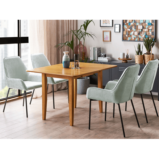 Mesa de jantar extensível MASELA Castanho 90120 cm 60 cm Madeira