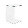Mesa de apoio LOURDES Vidro de segurança (temperado) Transparente