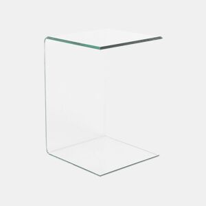 Mesa de apoio LOURDES Vidro de segurança (temperado) Transparente