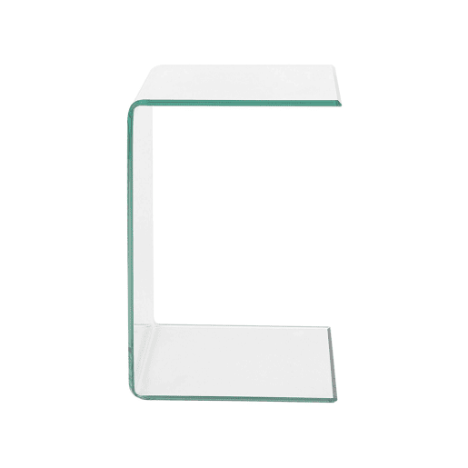 Mesa de apoio LOURDES Vidro de segurança (temperado) Transparente