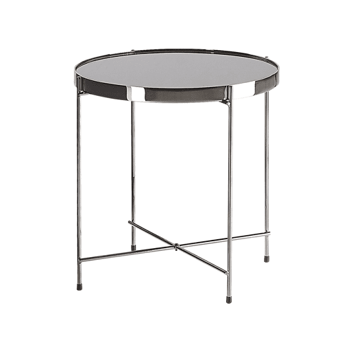 Mesa de apoio LUCEA Vidro de segurança (temperado) Prateado