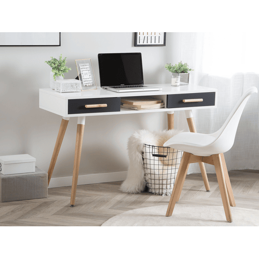 Toucador Secretária FRISCO Cinzento 120 cm 45 cm com arrumação