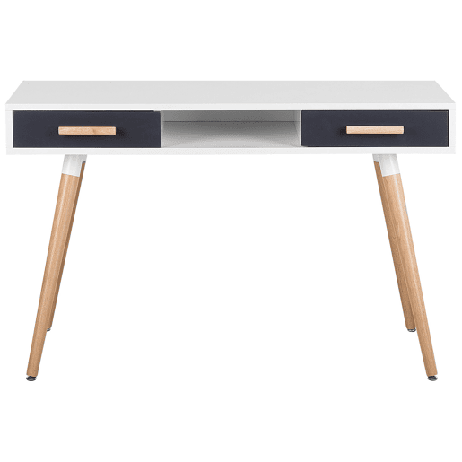 Toucador Secretária FRISCO Cinzento 120 cm 45 cm com arrumação