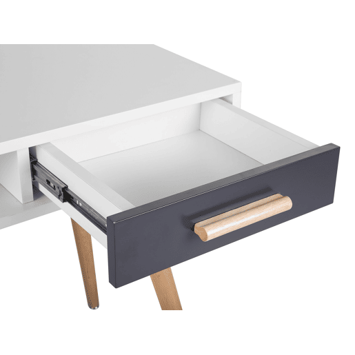 Toucador Secretária FRISCO Cinzento 120 cm 45 cm com arrumação