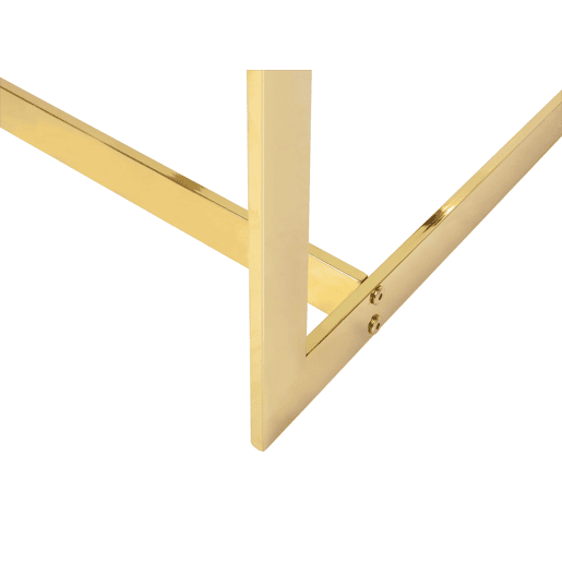 Mesa de centro CRYSTAL Vidro de segurança (temperado) Dourado
