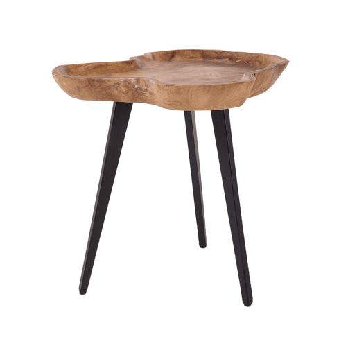 Mesa de apoio ELSA Madeira de teca Castanho