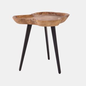 Mesa de apoio ELSA Madeira de teca Castanho