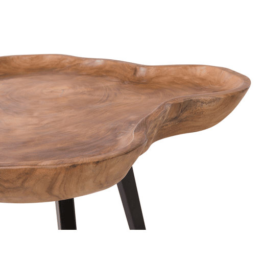 Mesa de apoio ELSA Madeira de teca Castanho