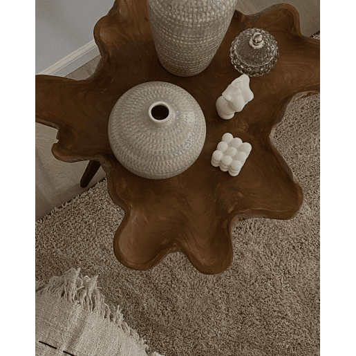 Mesa de apoio ELSA Madeira de teca Castanho