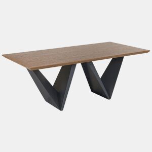 Mesa de jantar SINTRA Castanho escuro 200 cm 100 cm
