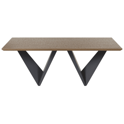Mesa de jantar SINTRA Castanho escuro 200 cm 100 cm