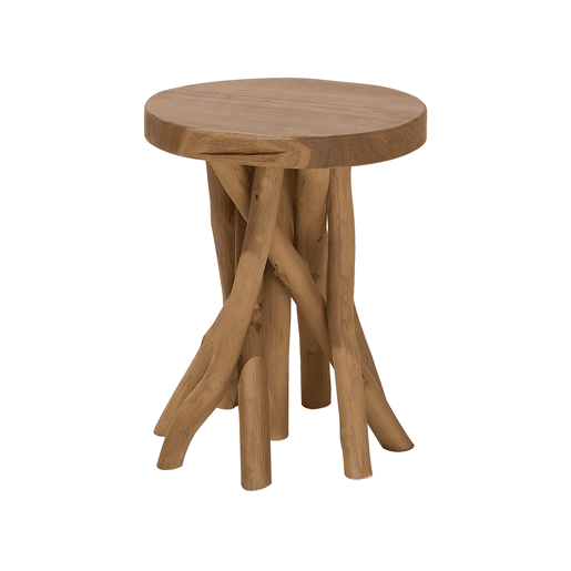 Mesa de apoio MERRITT Madeira de teca Castanho