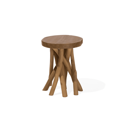 Mesa de apoio MERRITT Madeira de teca Castanho