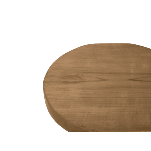 Mesa de apoio MERRITT Madeira de teca Castanho
