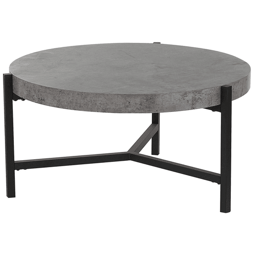 Mesa de centro BONITA Efeito de betão cinzento