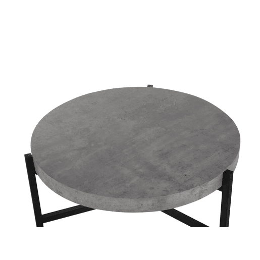 Mesa de centro BONITA Efeito de betão cinzento