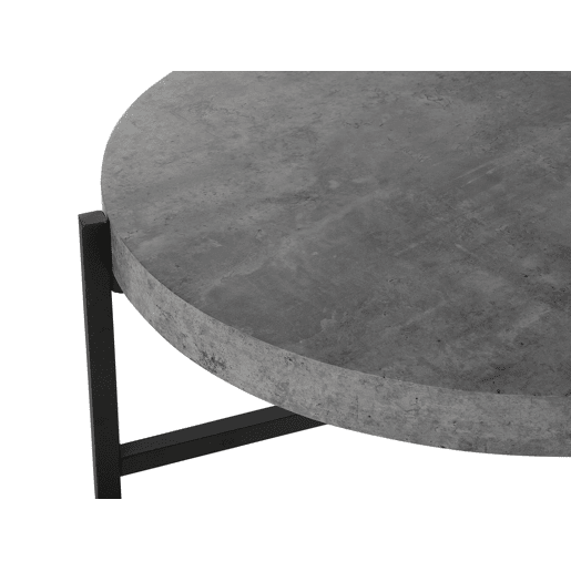 Mesa de centro BONITA Efeito de betão cinzento