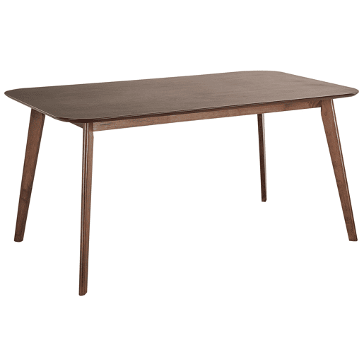 Mesa de jantar EPHRATA Mogno escuro 150 cm 90 cm Mesa de jantar EPHRATA Mogno escuro 150 cm 90 cm